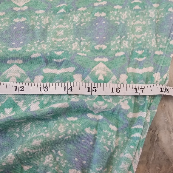 Victoria’s Secret Green Ruched Casual Dress XS Cotton Modal - Picture 9 of 10